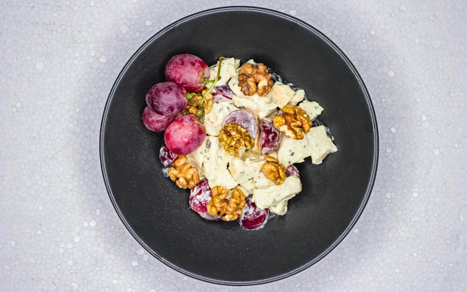 Chicken Waldorf Salad finished dish