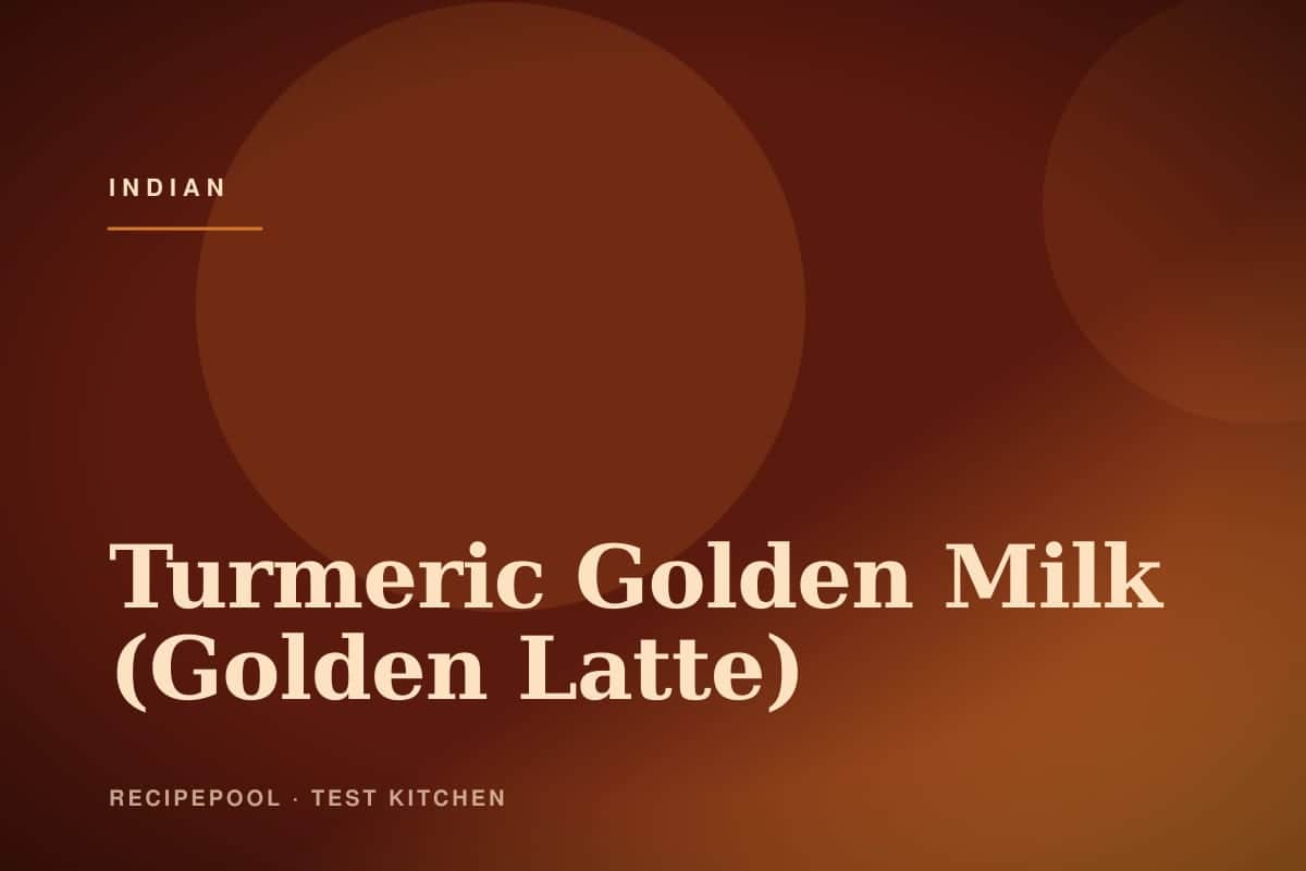 A warm mug of golden turmeric milk latte with a sprinkle of cinnamon