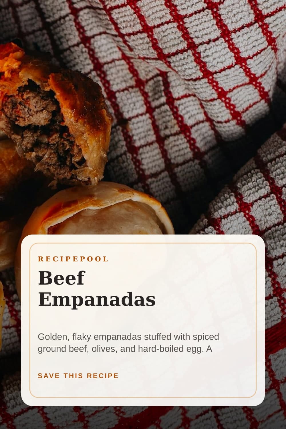 Pinterest image for Beef Empanadas