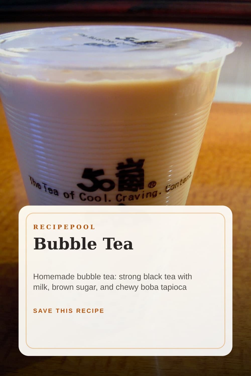 Pinterest image for Bubble Tea