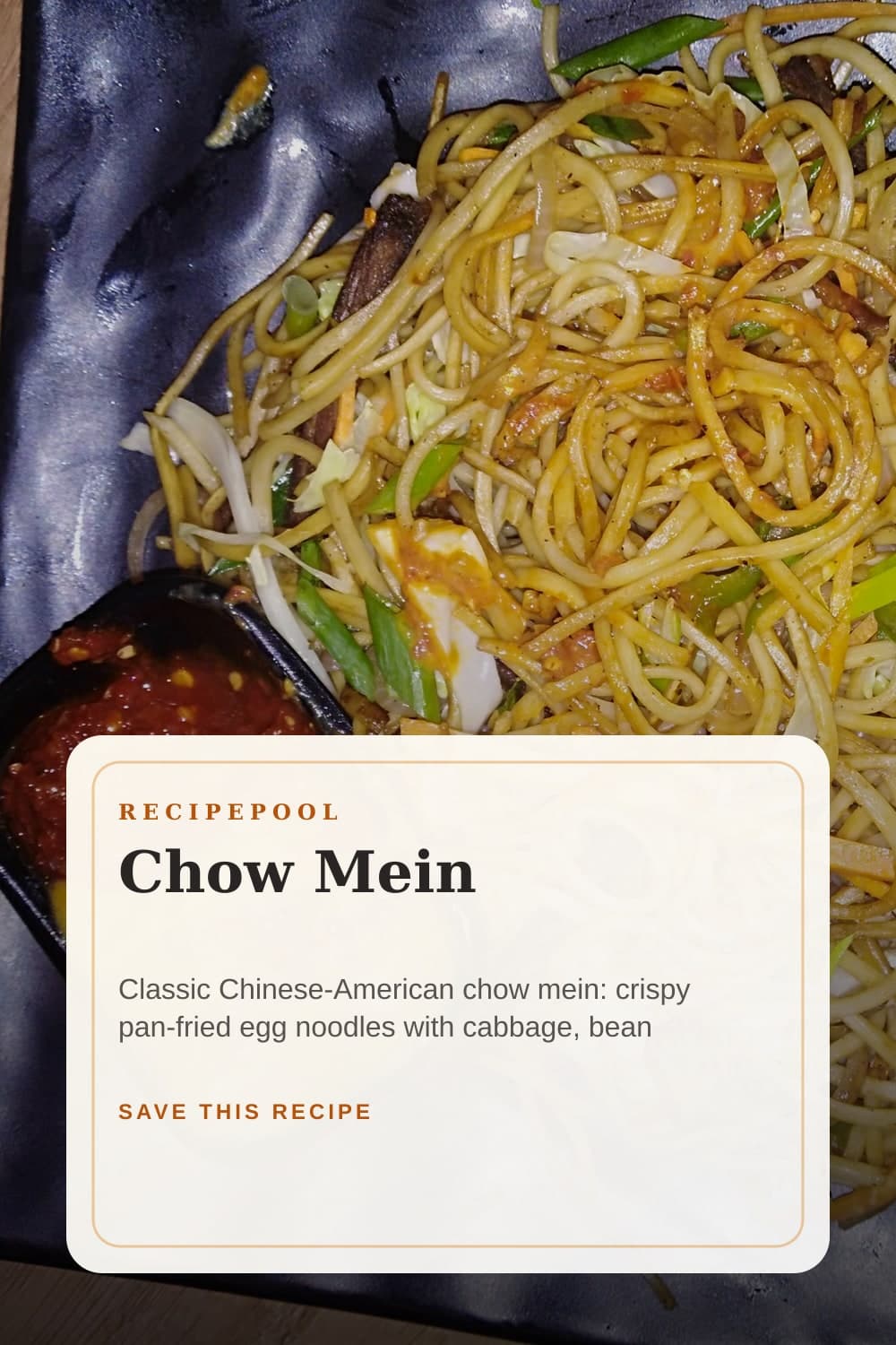 Pinterest image for Chow Mein