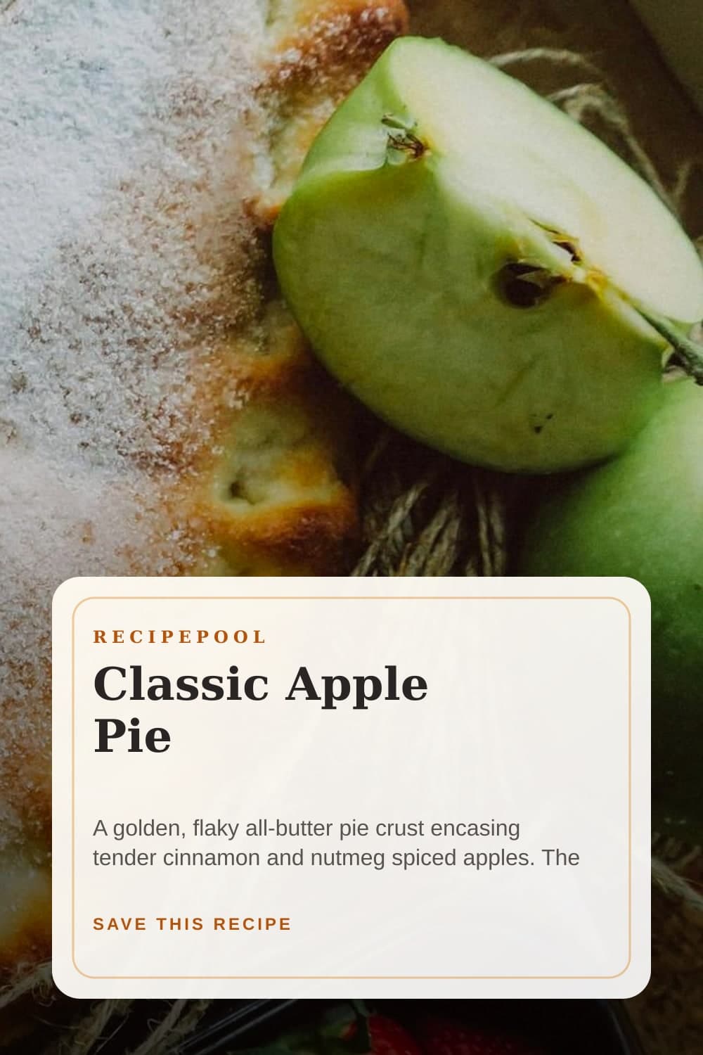 Pinterest image for Classic Apple Pie