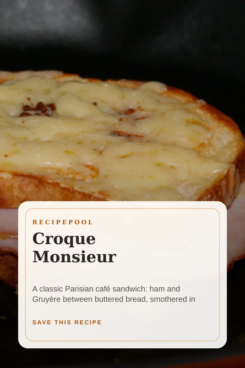 Pinterest image for Croque Monsieur