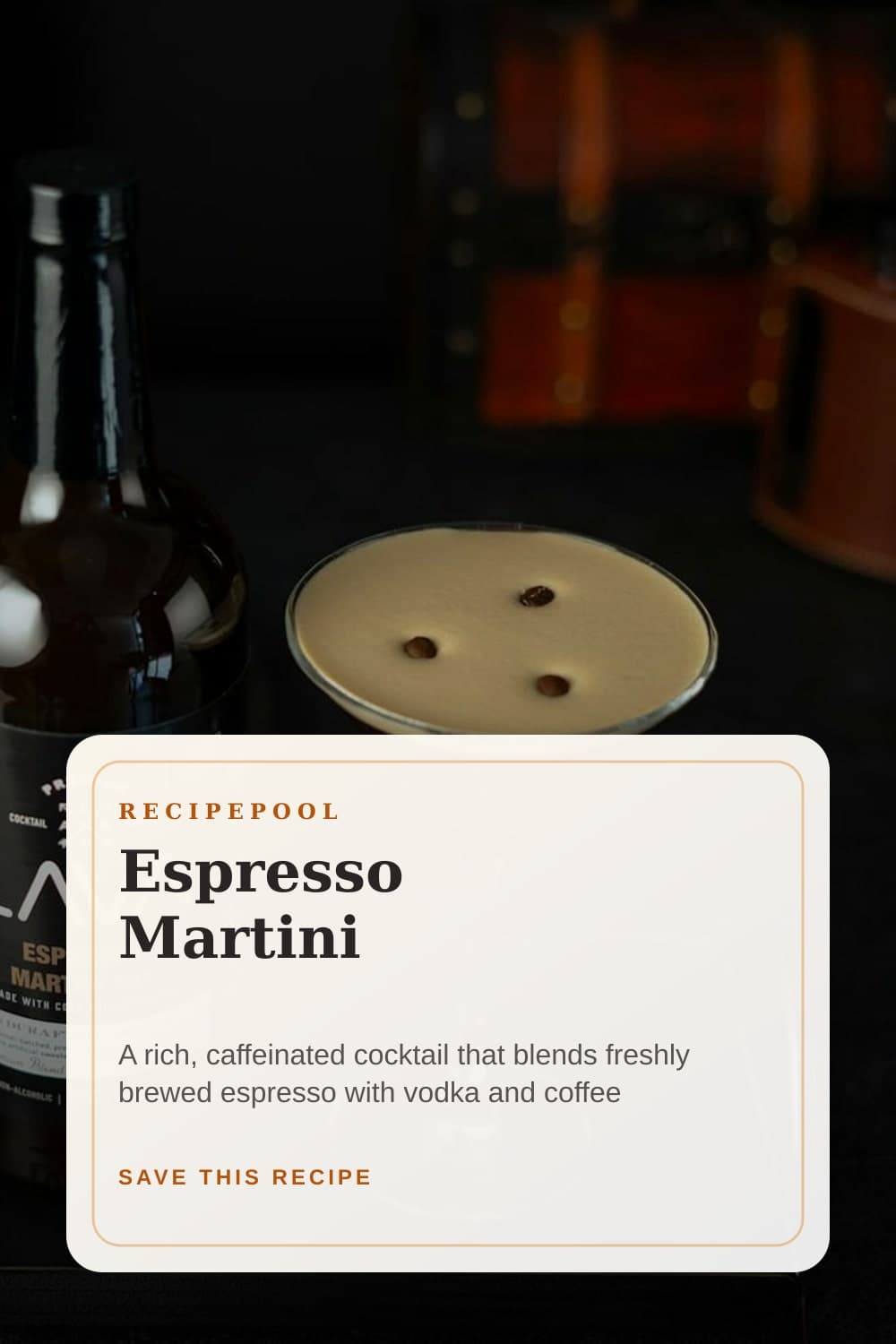 Pinterest image for Espresso Martini