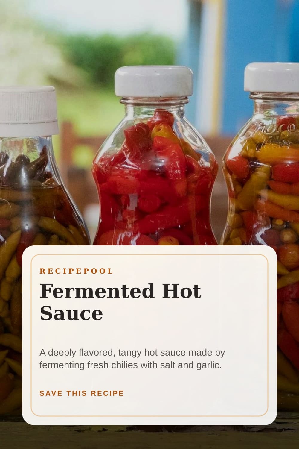 Pinterest image for Fermented Hot Sauce