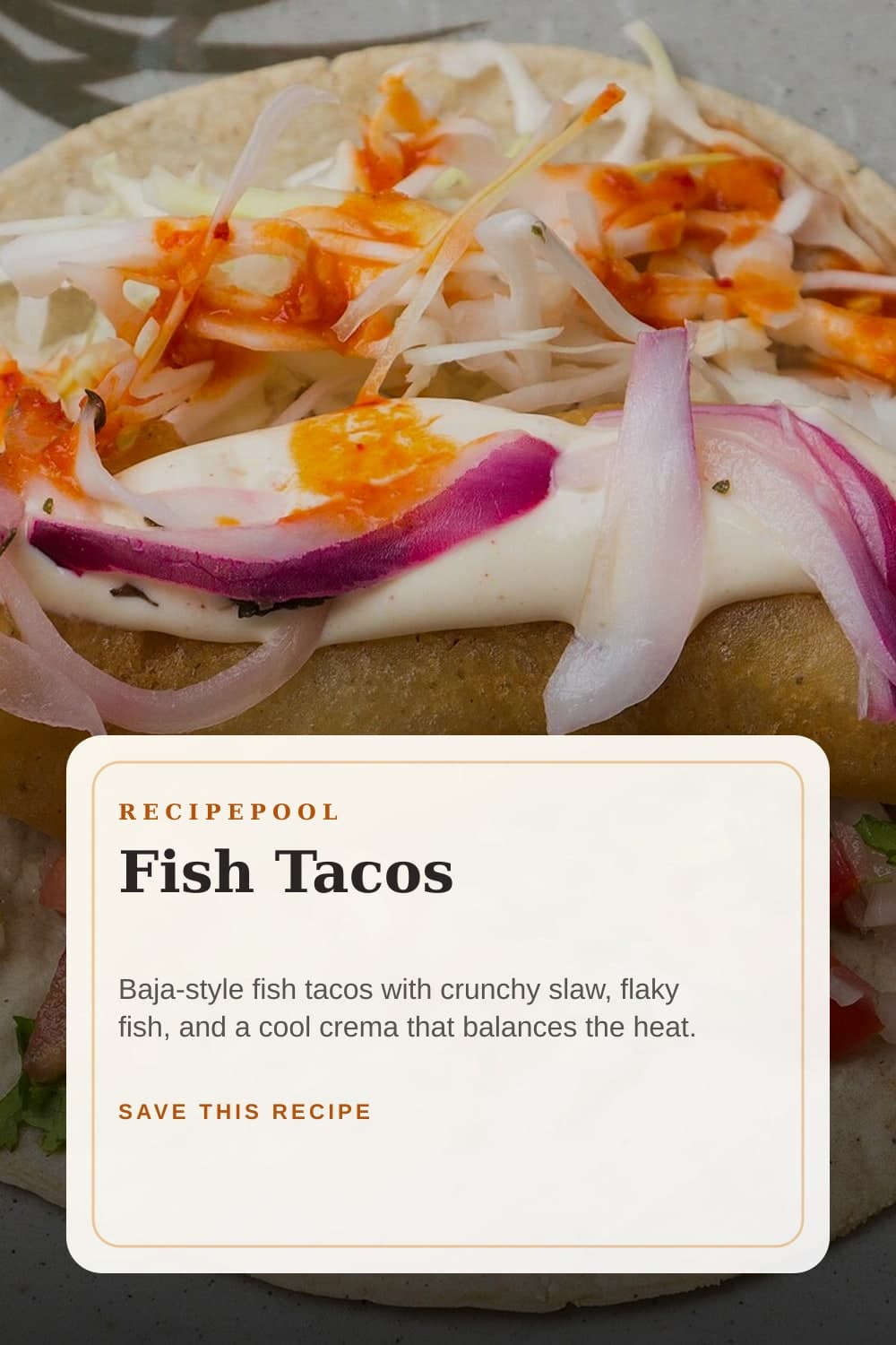 Pinterest image for Fish Tacos