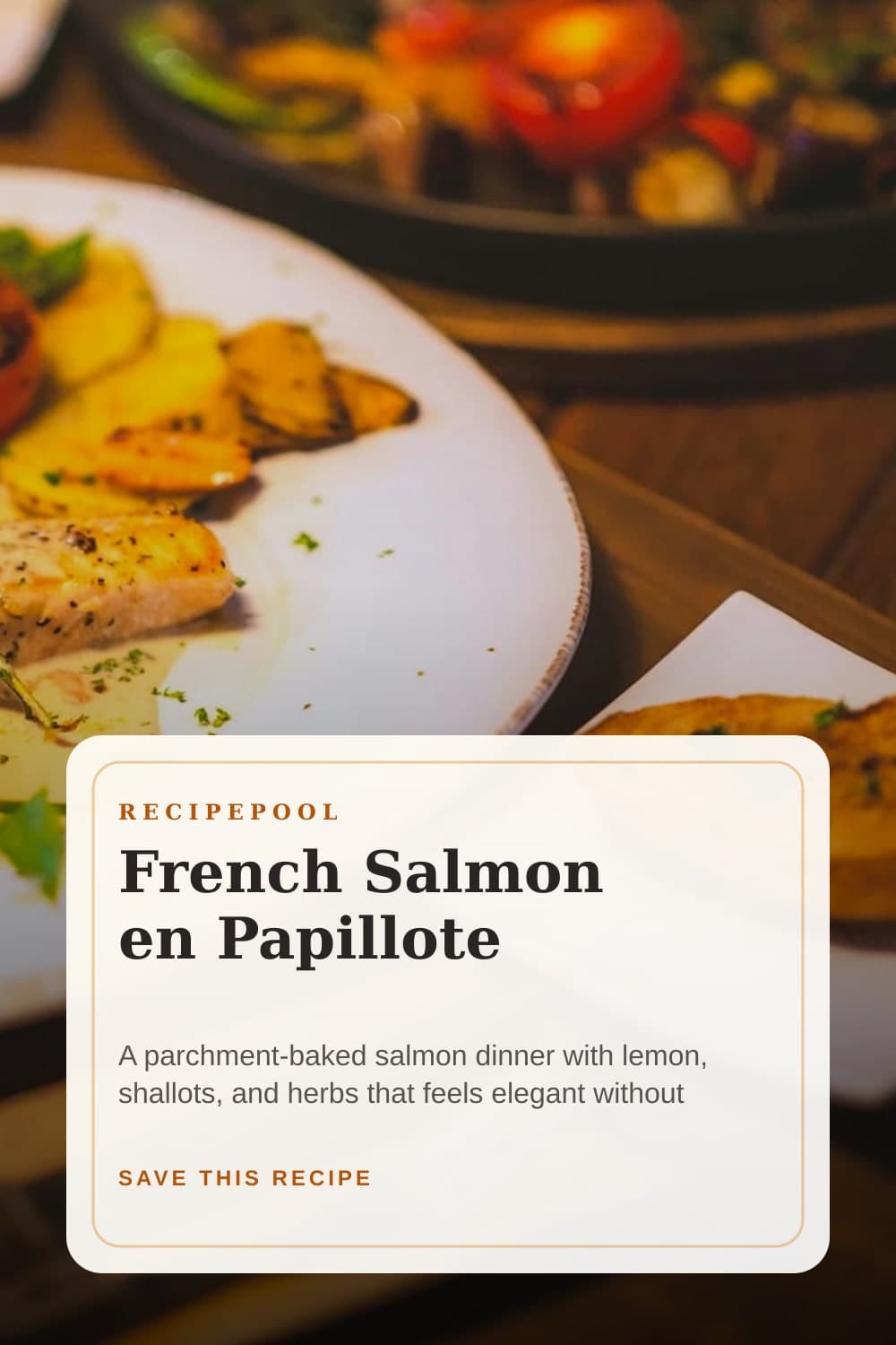 Pinterest image for French Salmon en Papillote
