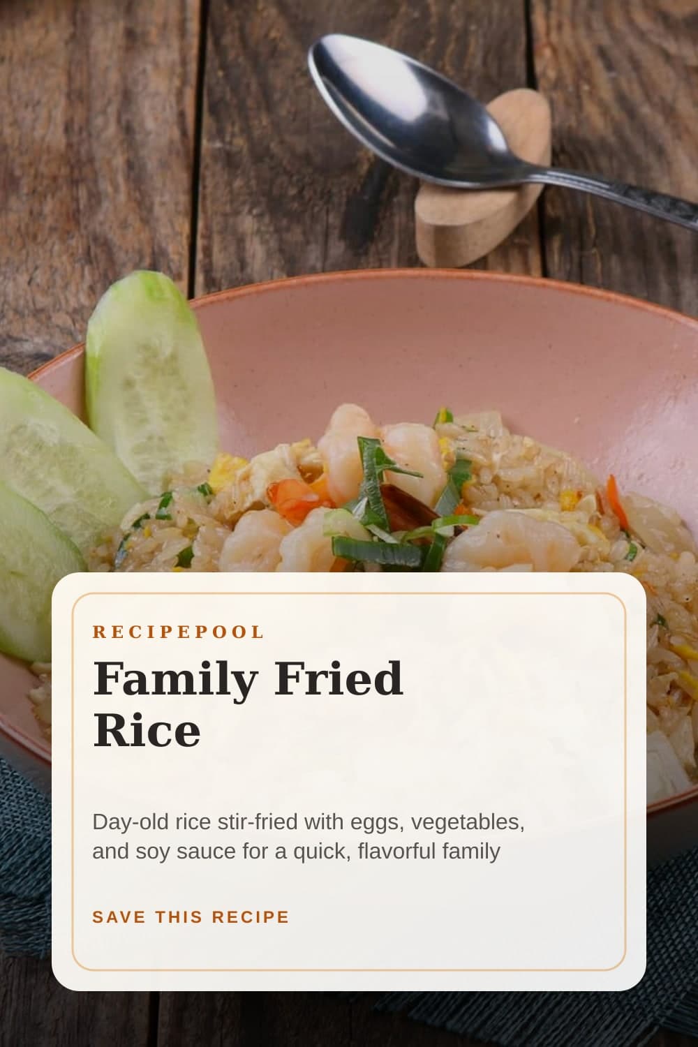 Pinterest image for Family Fried Rice