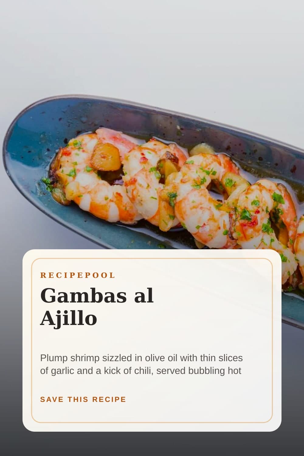 Pinterest image for Gambas al Ajillo