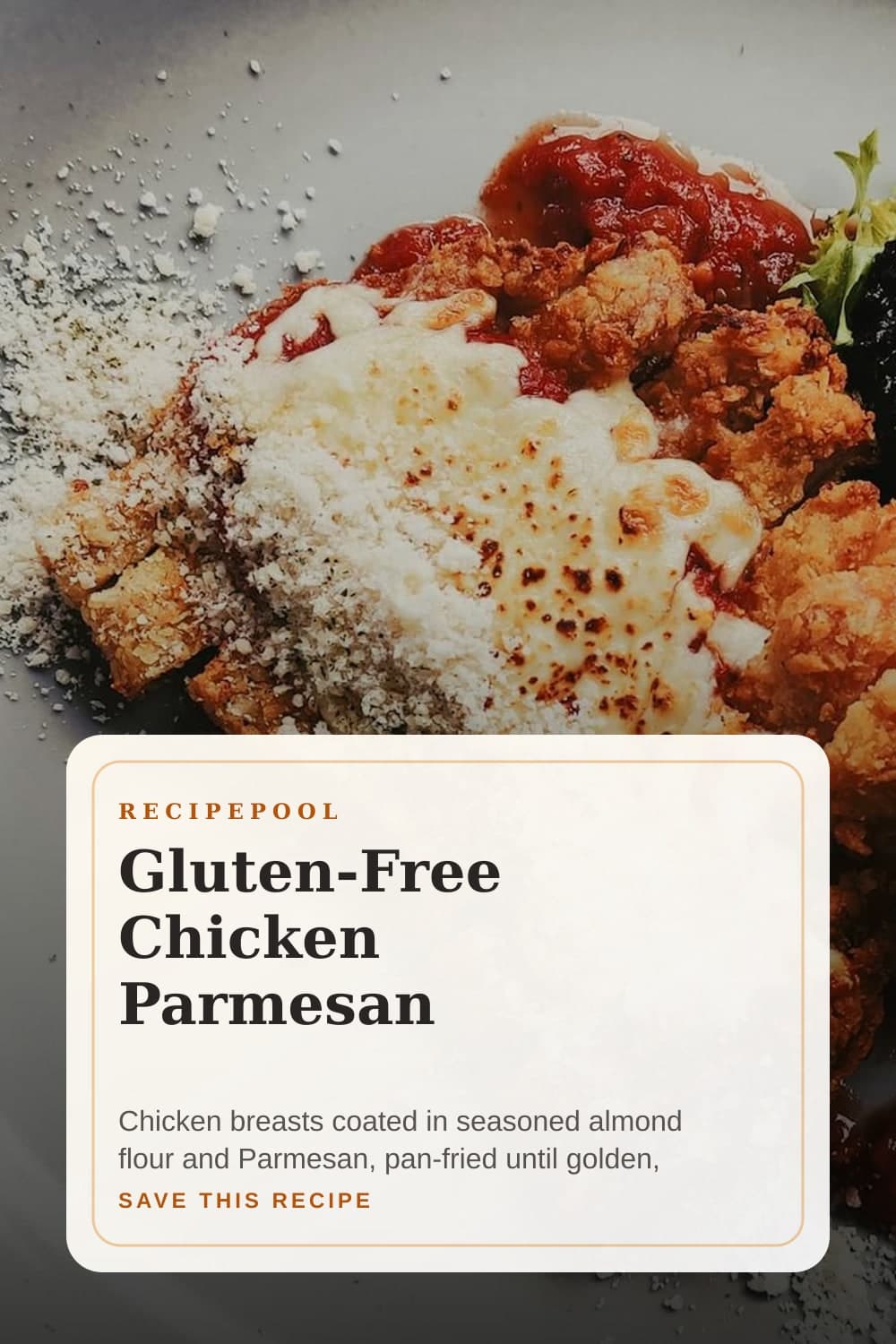 Pinterest image for Gluten-Free Chicken Parmesan