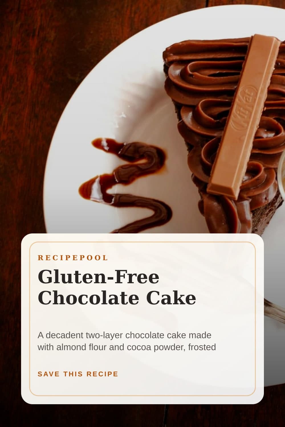 Pinterest image for Gluten-Free Chocolate Cake