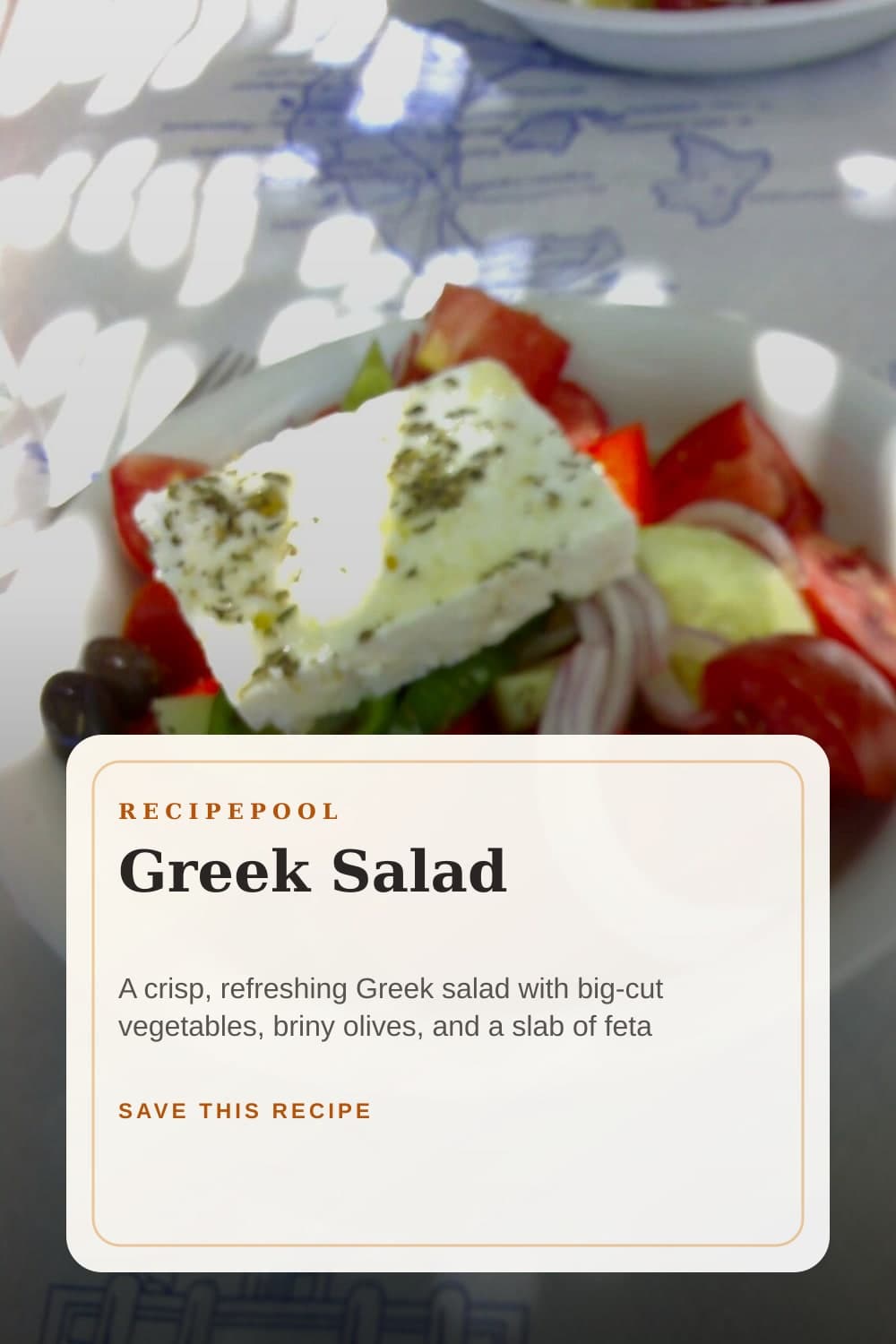 Pinterest image for Greek Salad