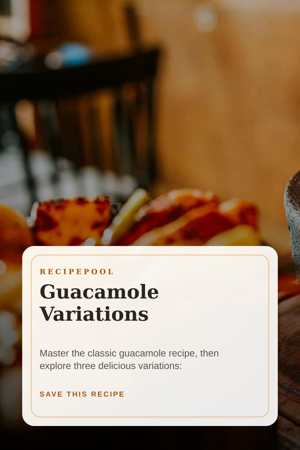 Pinterest image for Guacamole Variations