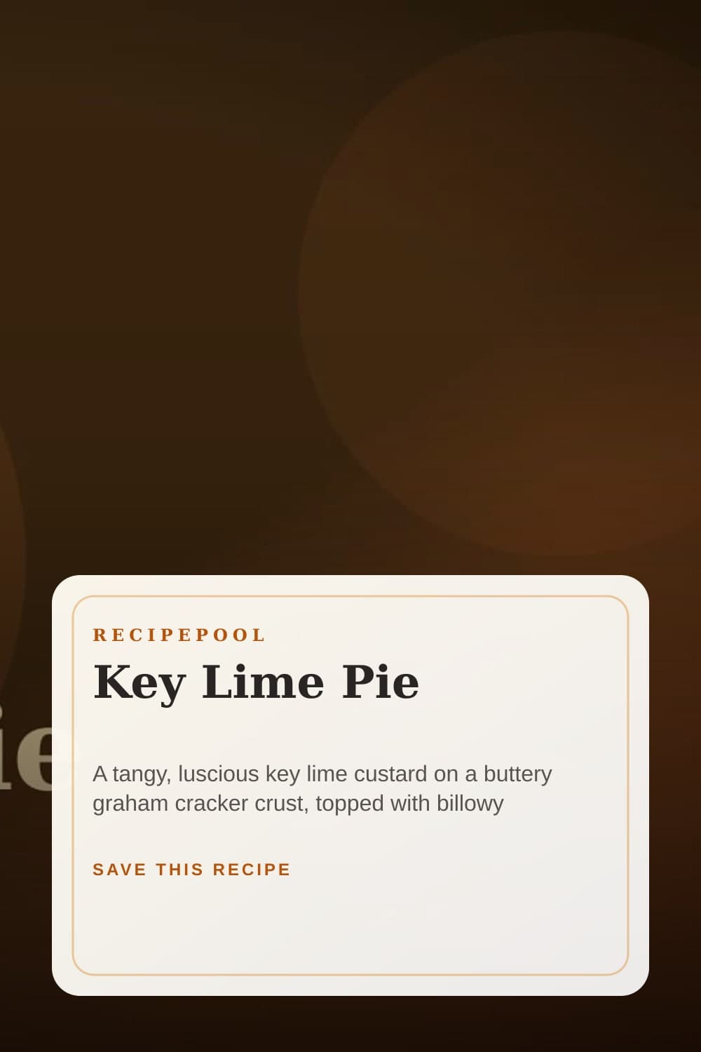 Pinterest image for Key Lime Pie