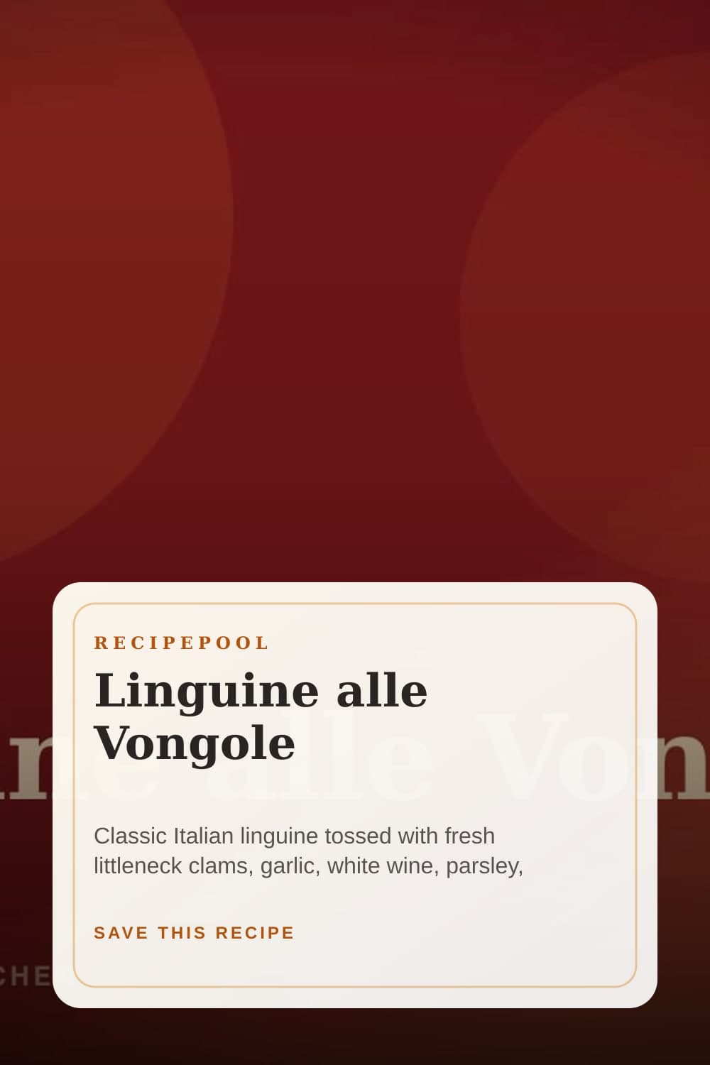 Pinterest image for Linguine alle Vongole