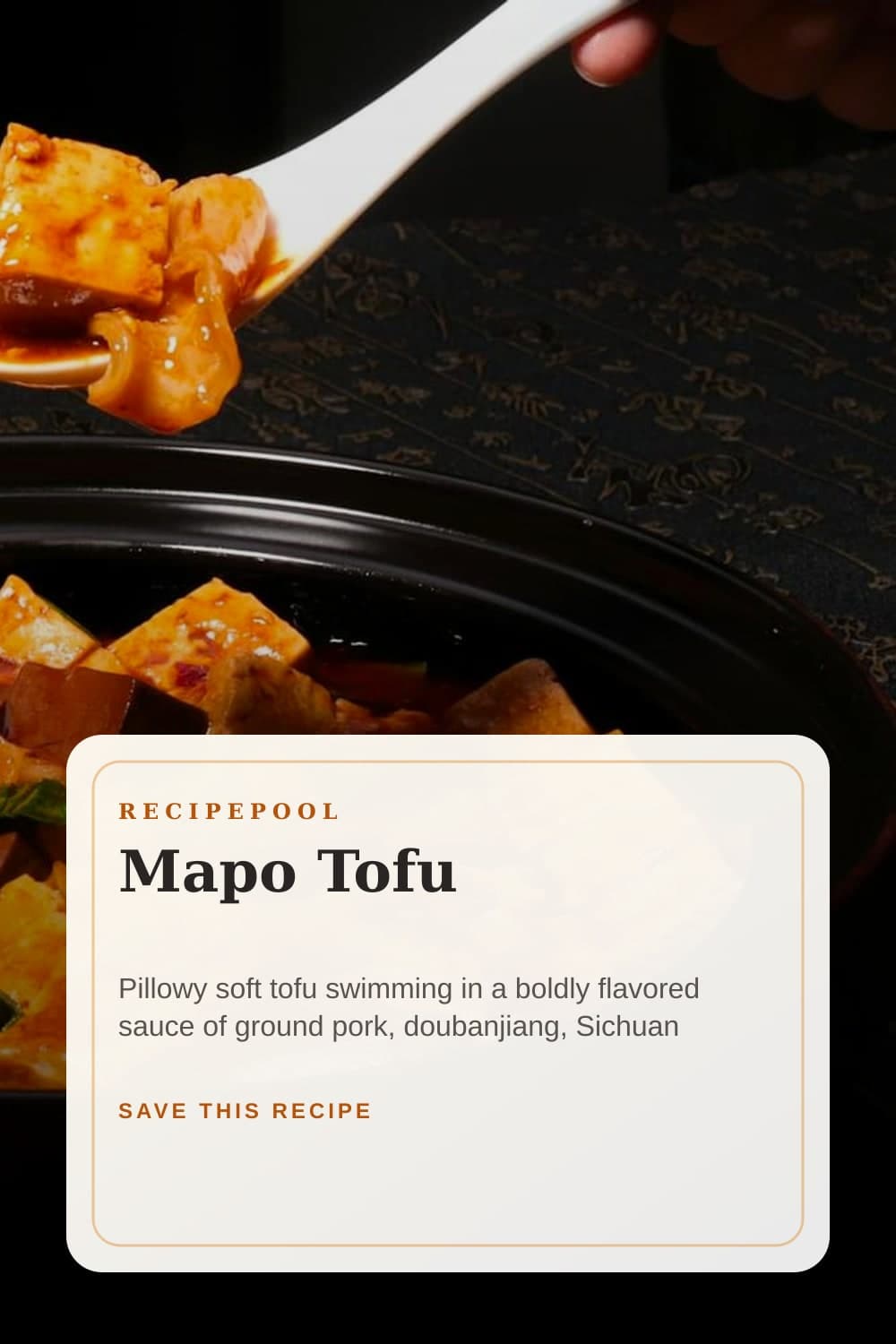 Pinterest image for Mapo Tofu