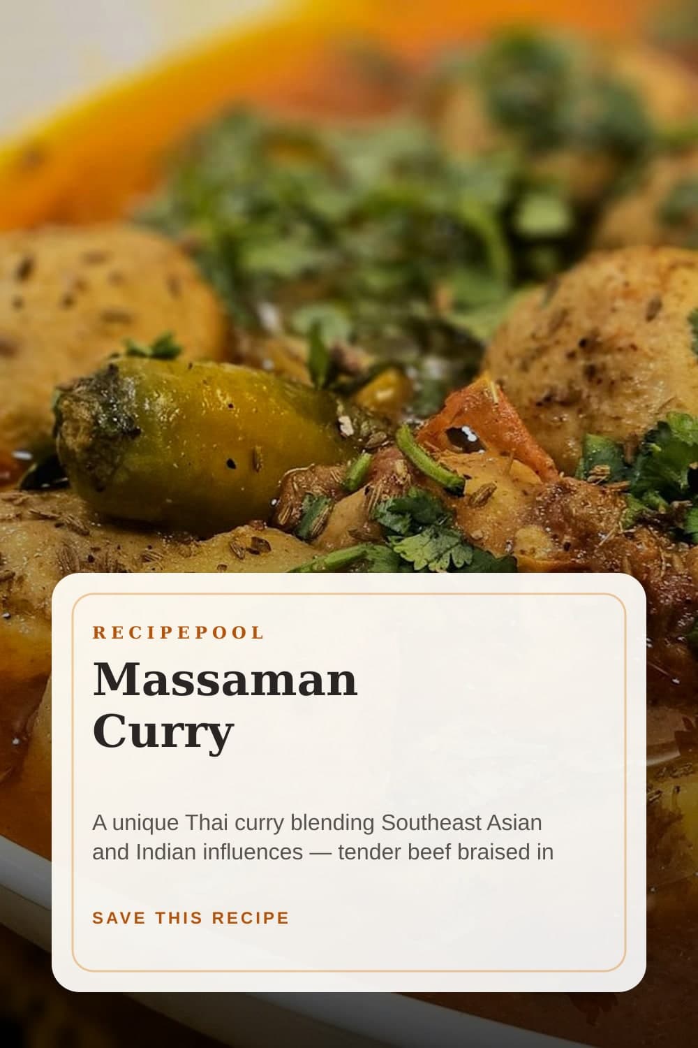 Pinterest image for Massaman Curry