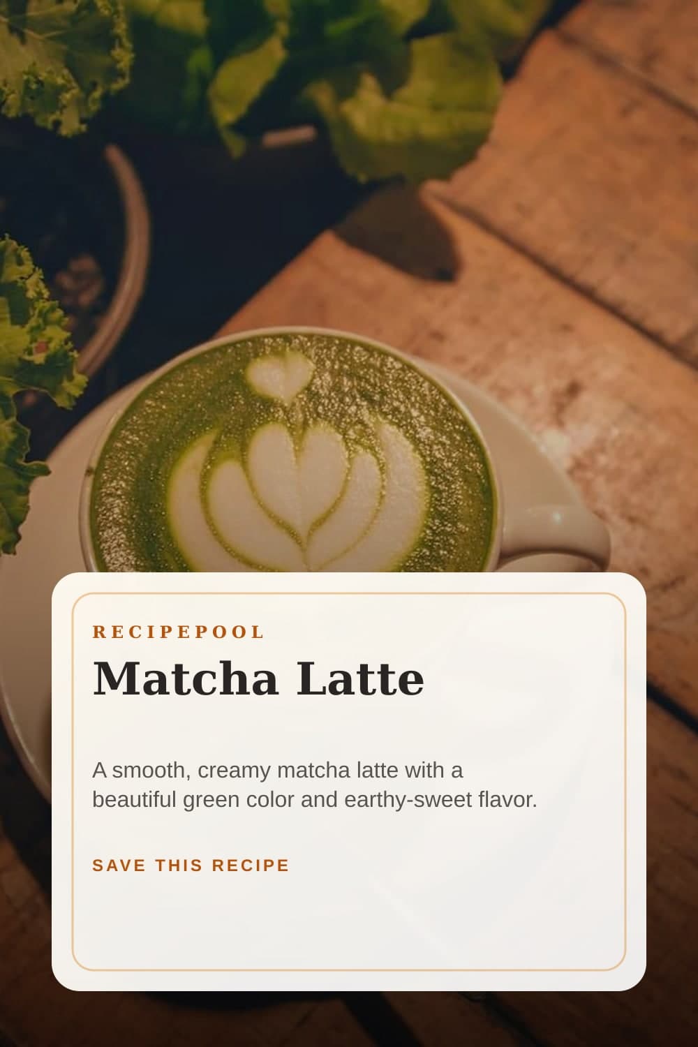 Pinterest image for Matcha Latte