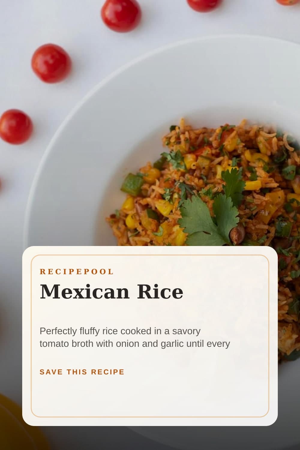 Pinterest image for Mexican Rice