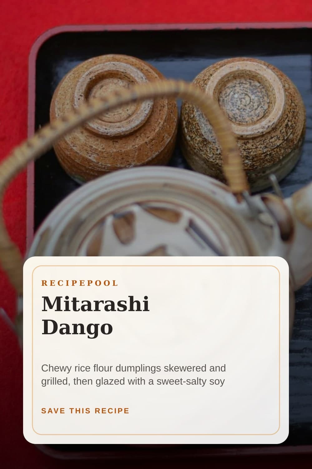 Pinterest image for Mitarashi Dango