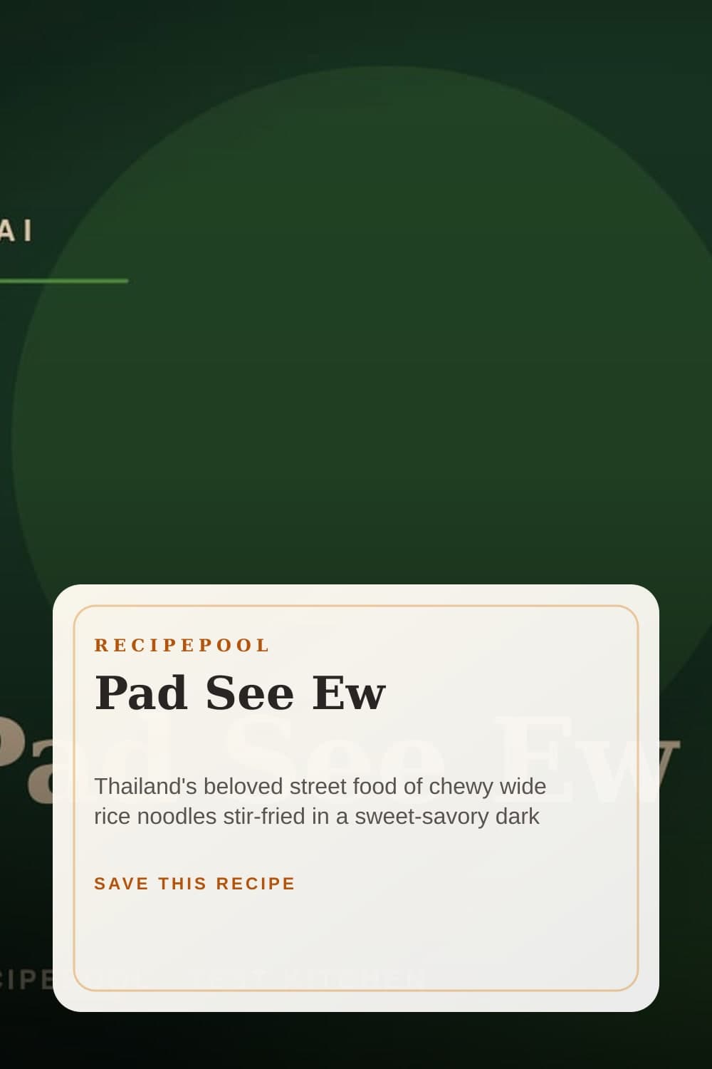 Pinterest image for Pad See Ew