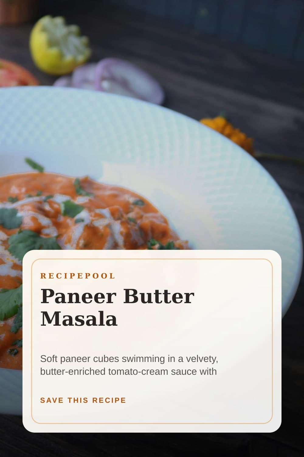 Pinterest image for Paneer Butter Masala
