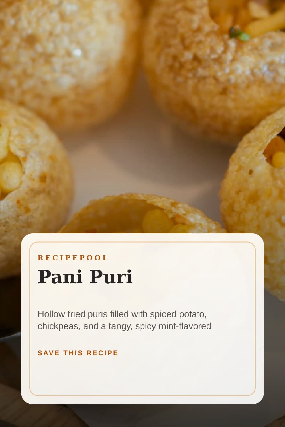 Pinterest image for Pani Puri