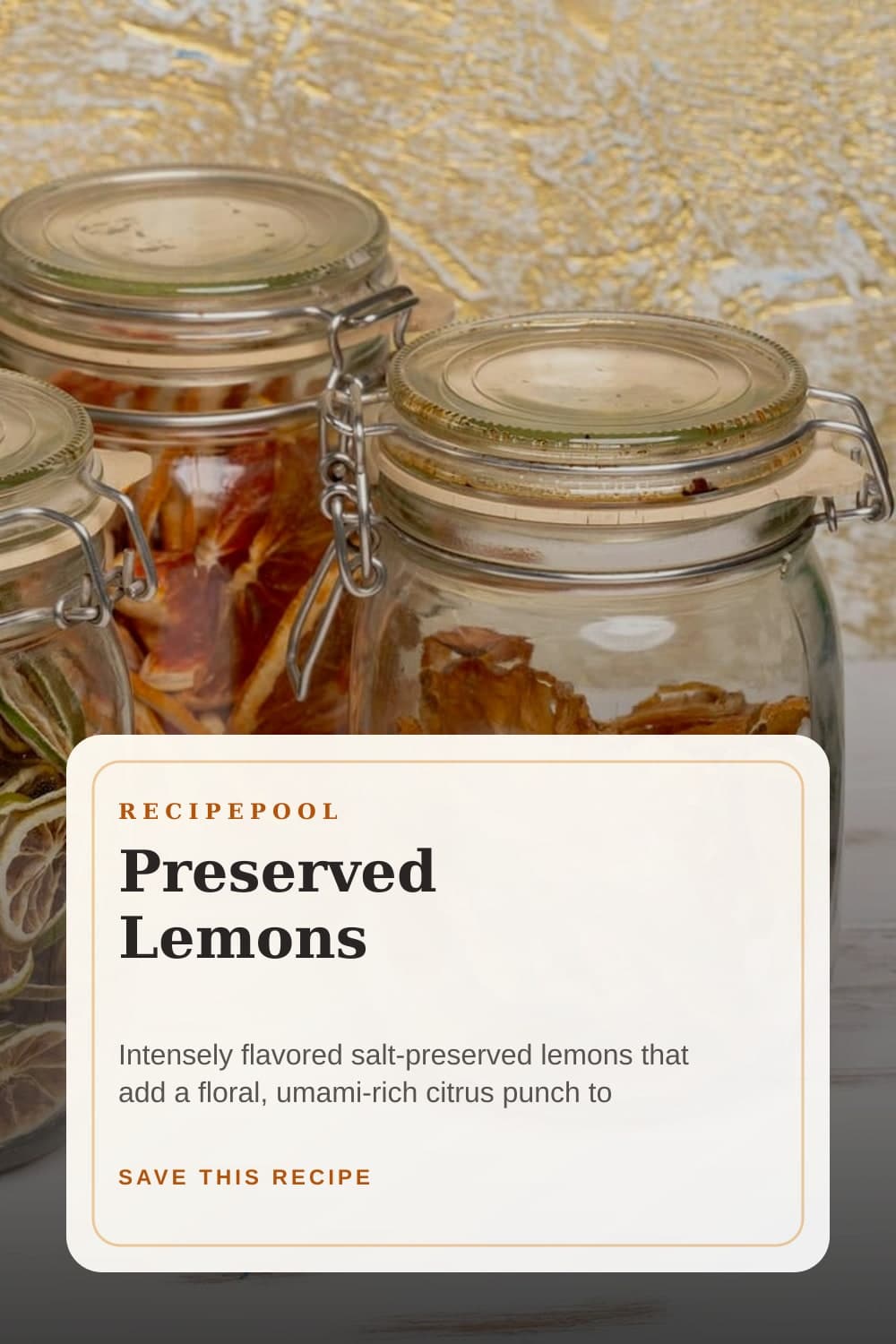 Pinterest image for Preserved Lemons