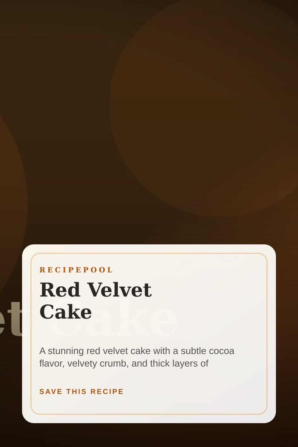 Pinterest image for Red Velvet Cake