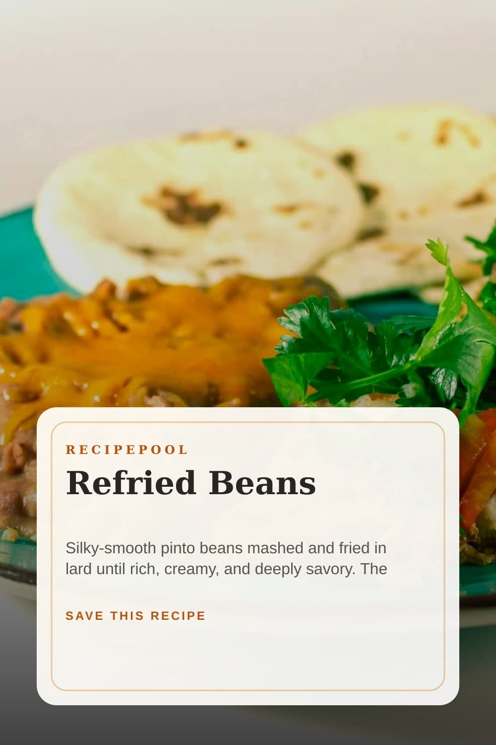 Pinterest image for Refried Beans