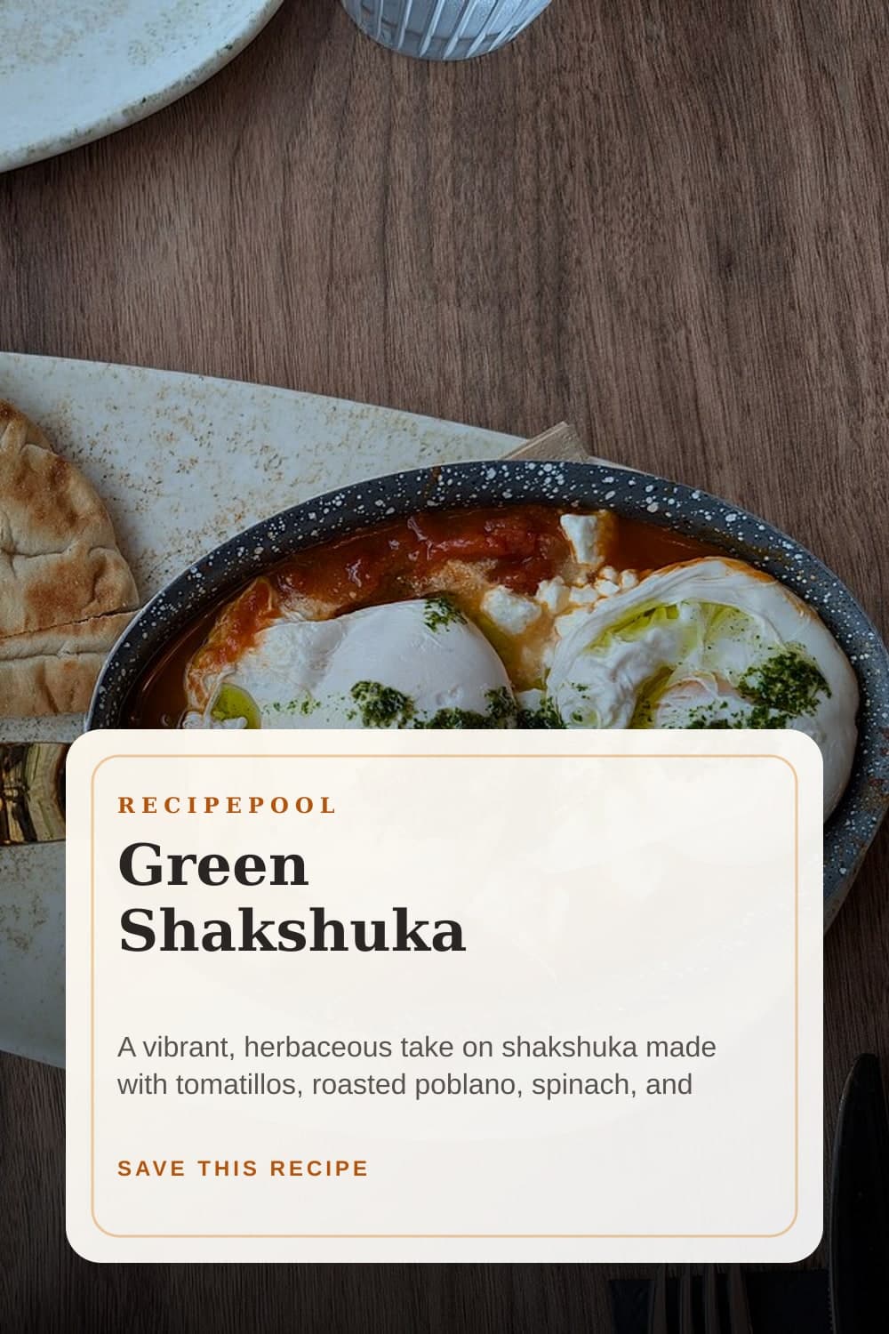 Pinterest image for Green Shakshuka