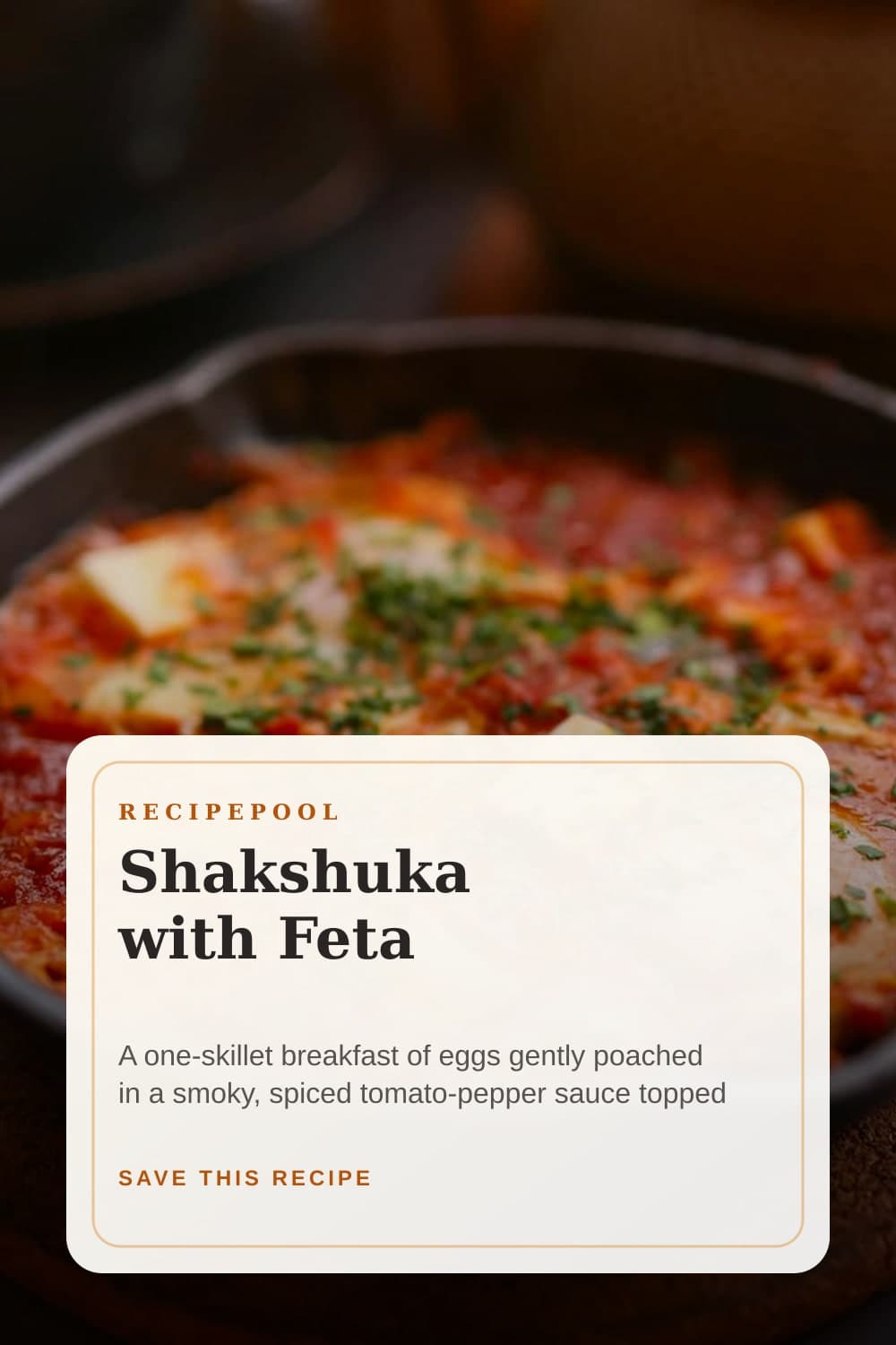 Pinterest image for Shakshuka with Feta