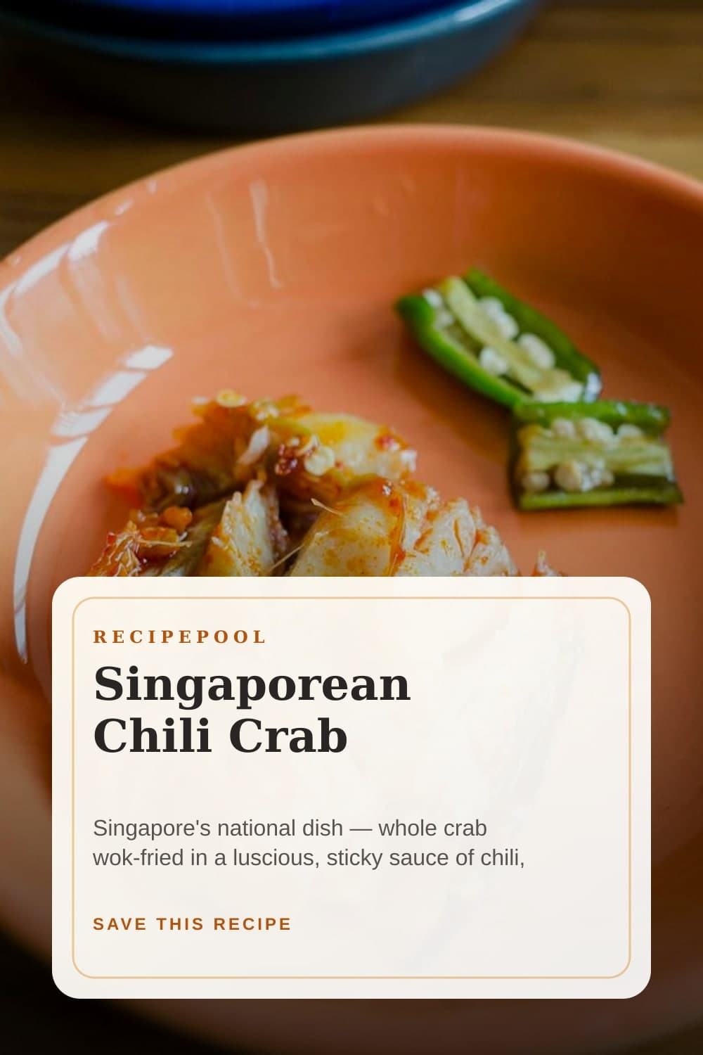 Pinterest image for Singaporean Chili Crab