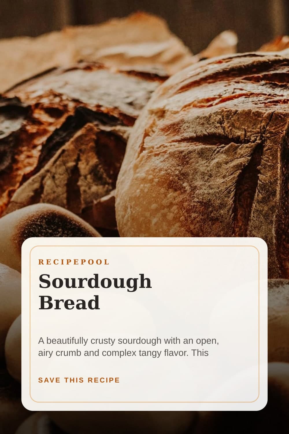 Pinterest image for Sourdough Bread