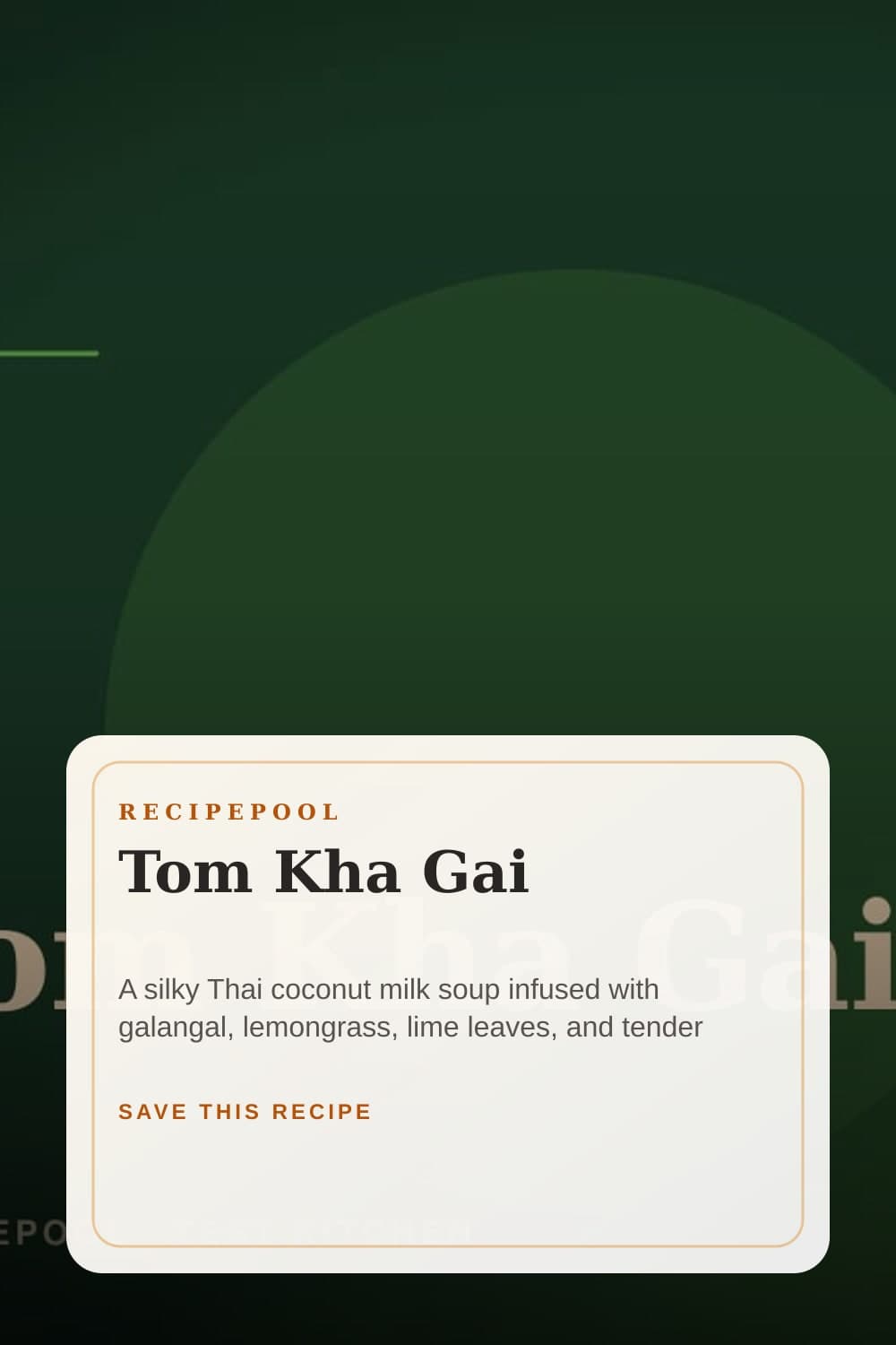 Pinterest image for Tom Kha Gai