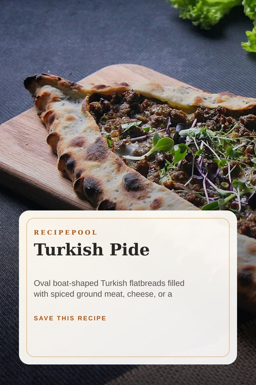 Pinterest image for Turkish Pide