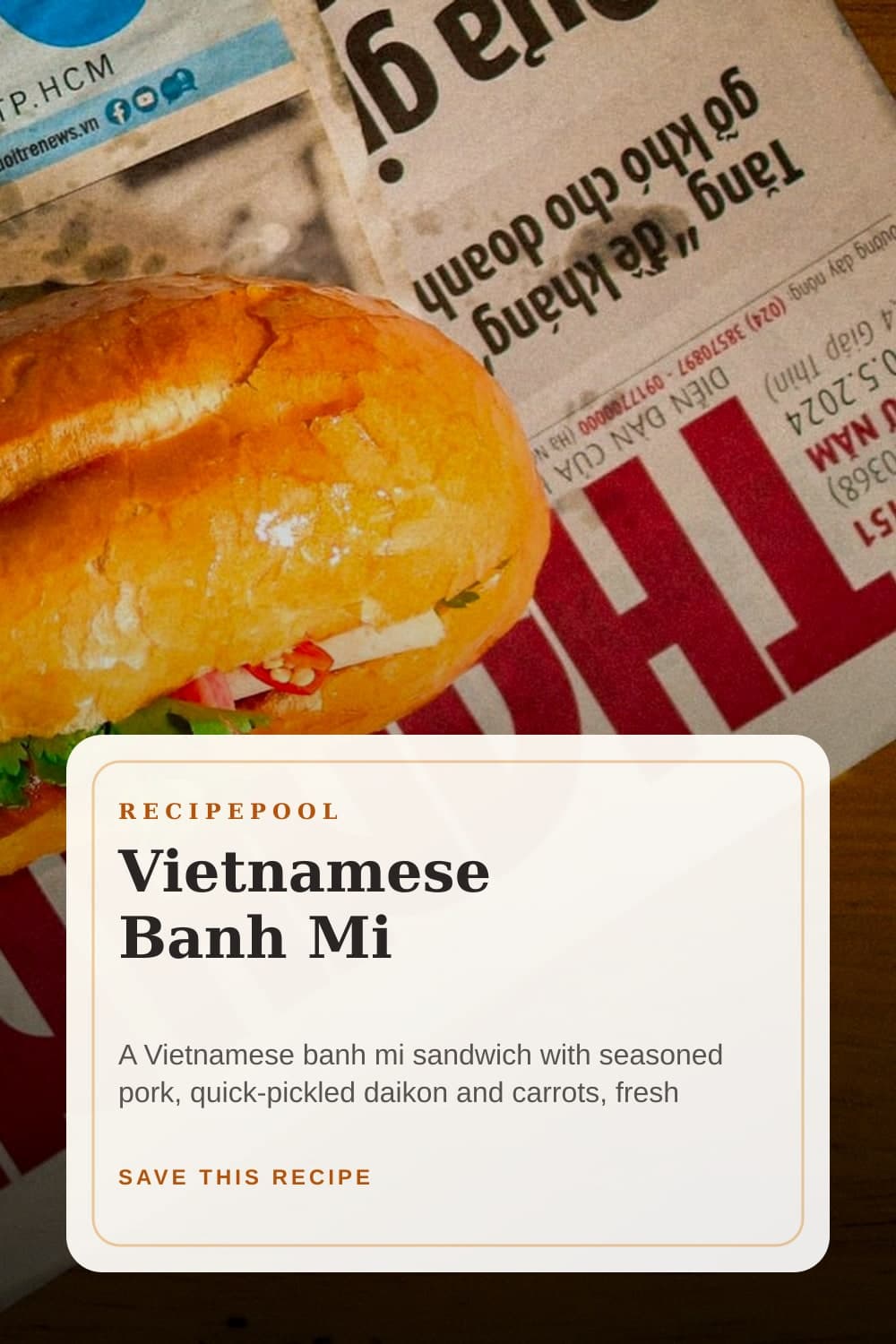 Pinterest image for Vietnamese Banh Mi