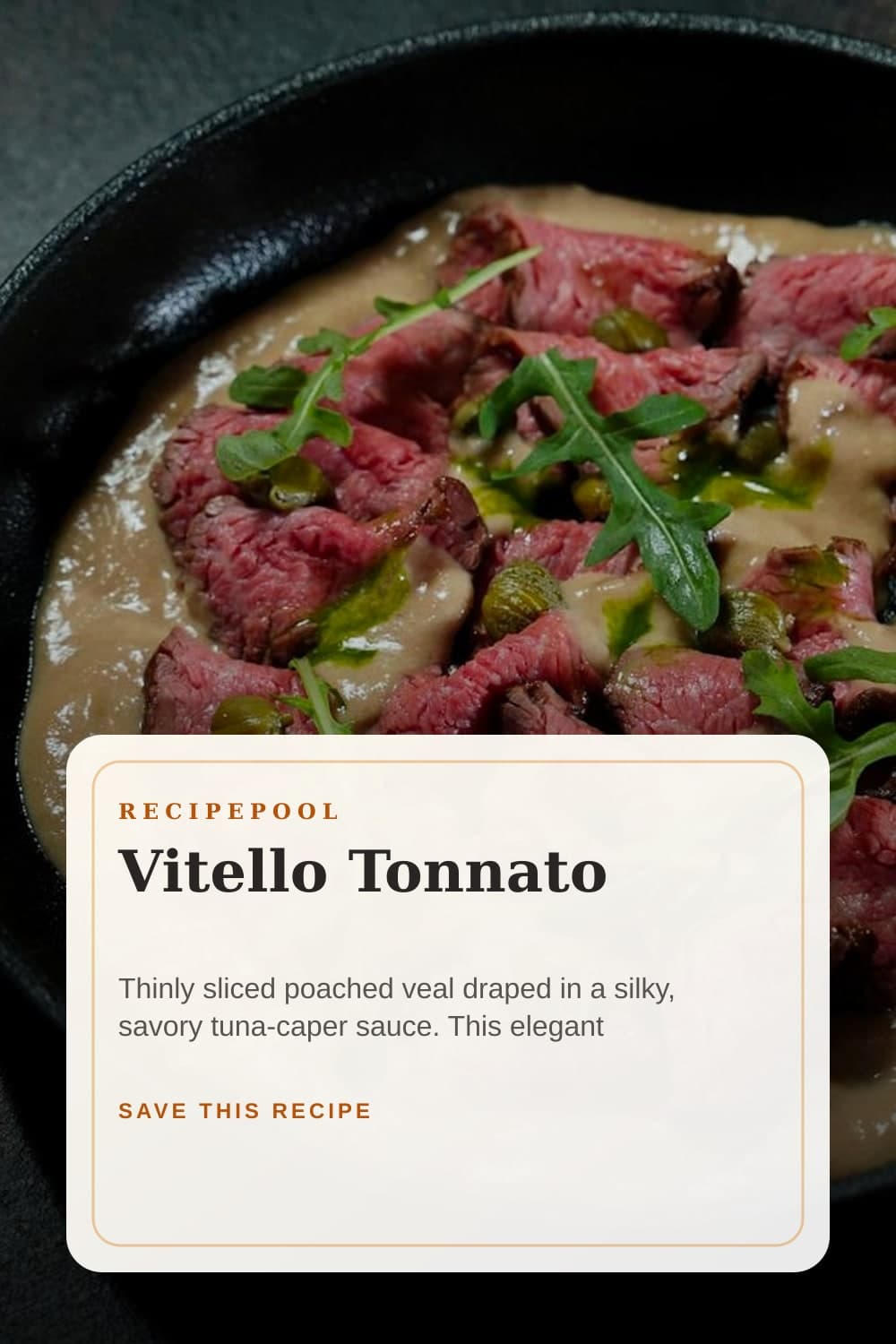Pinterest image for Vitello Tonnato