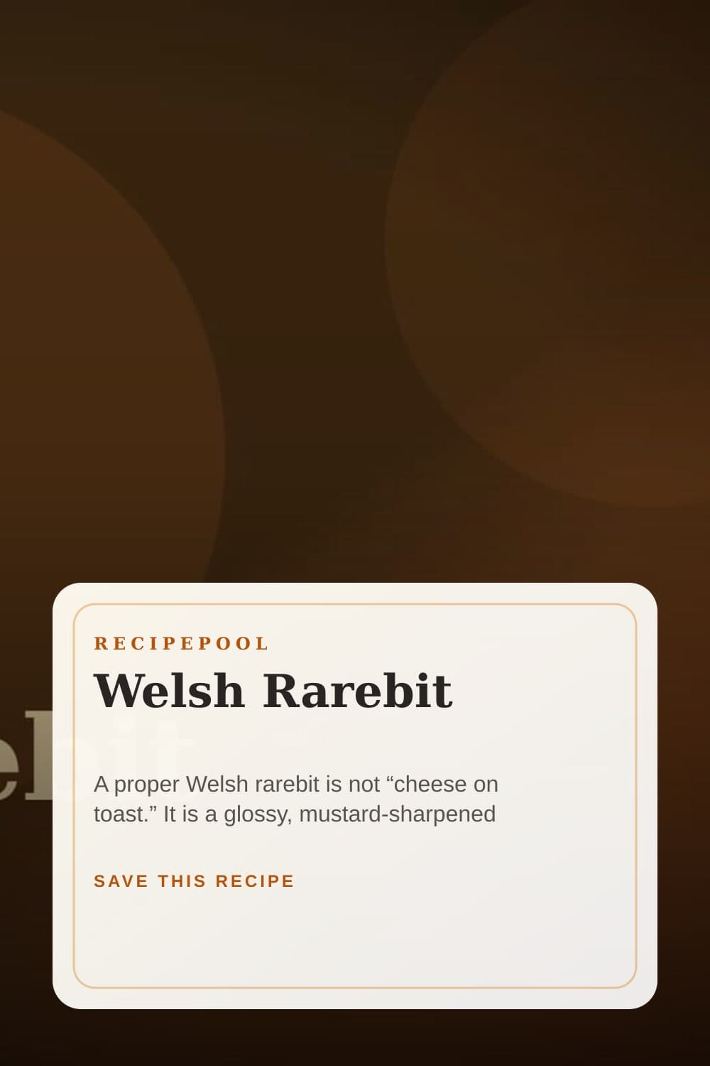 Pinterest image for Welsh Rarebit