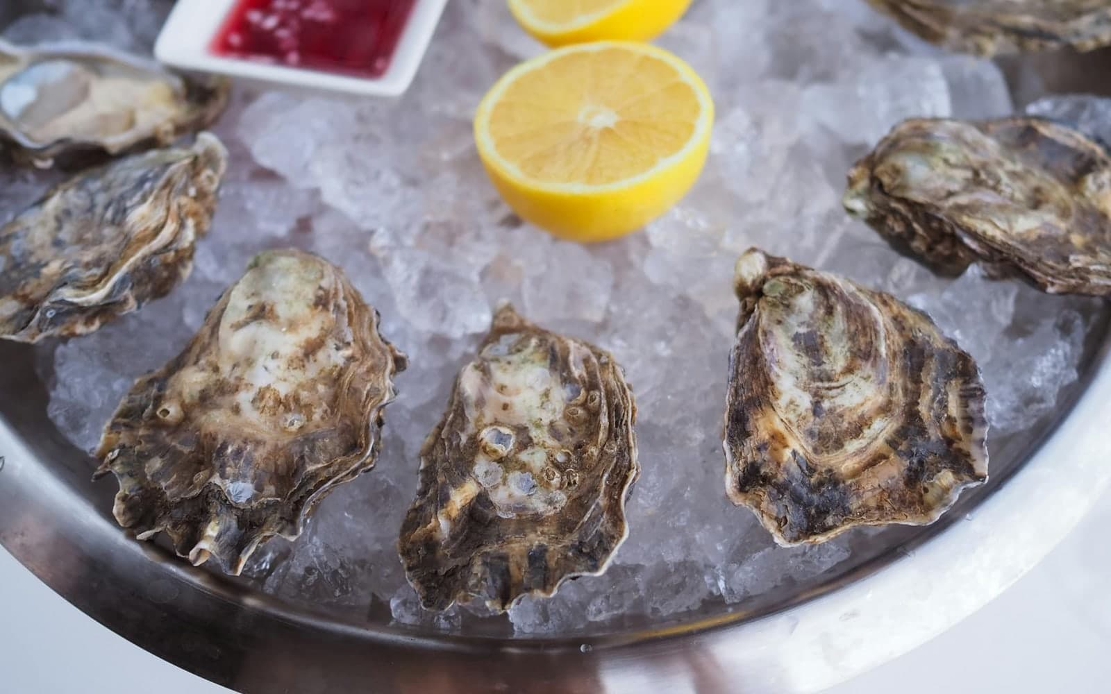 Oysters Rockefeller finished dish