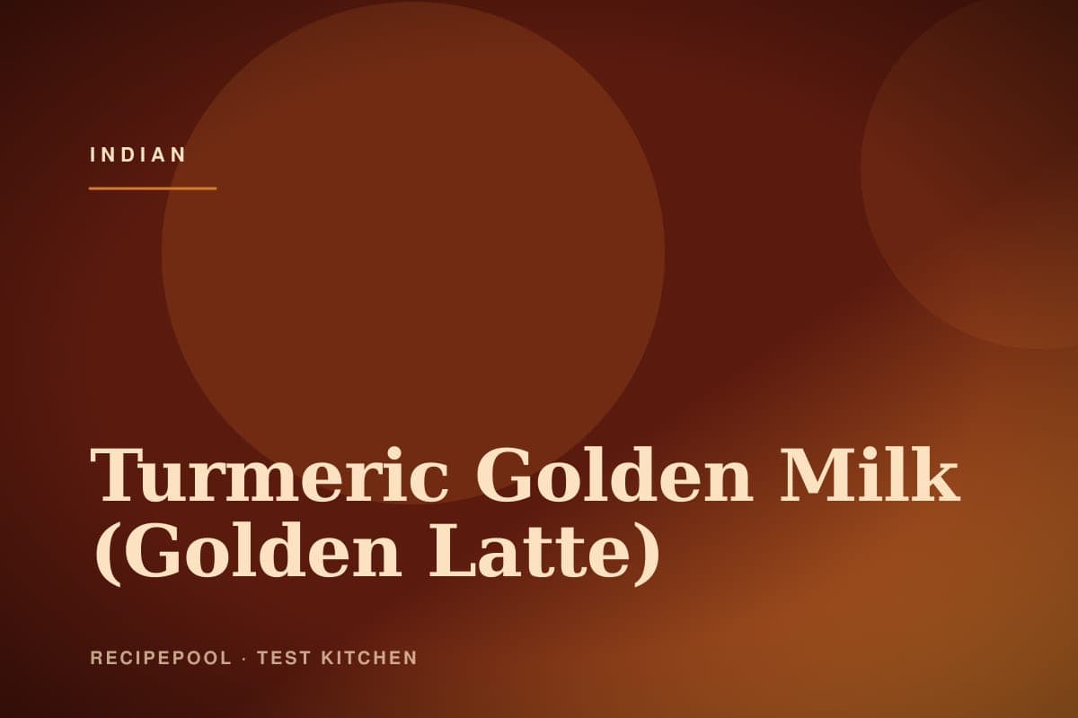 A warm mug of golden turmeric milk latte with a sprinkle of cinnamon