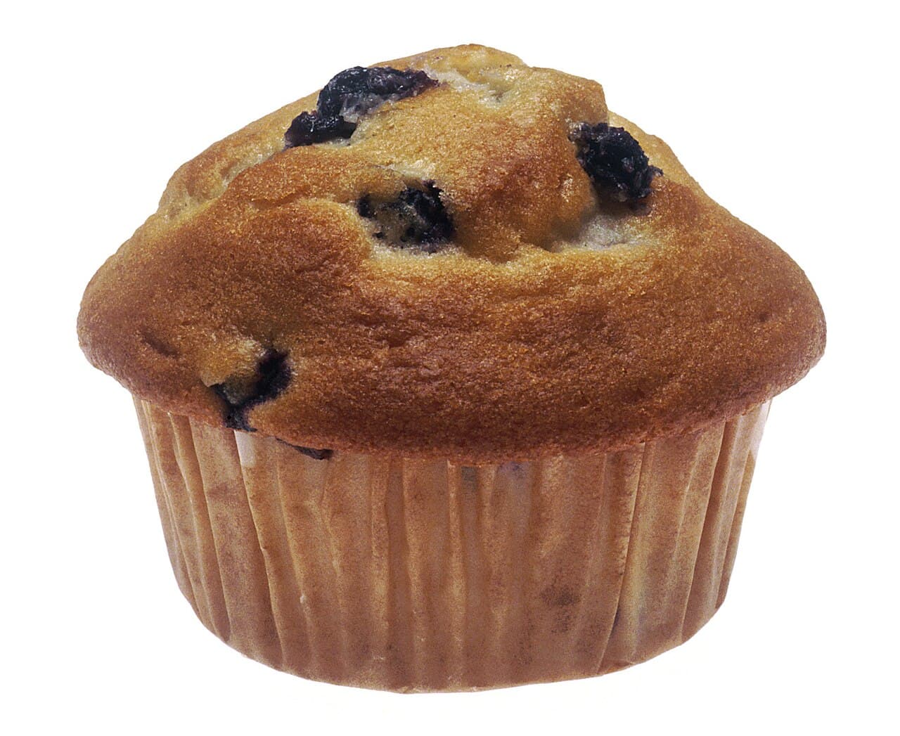 Blueberry muffin with a domed top