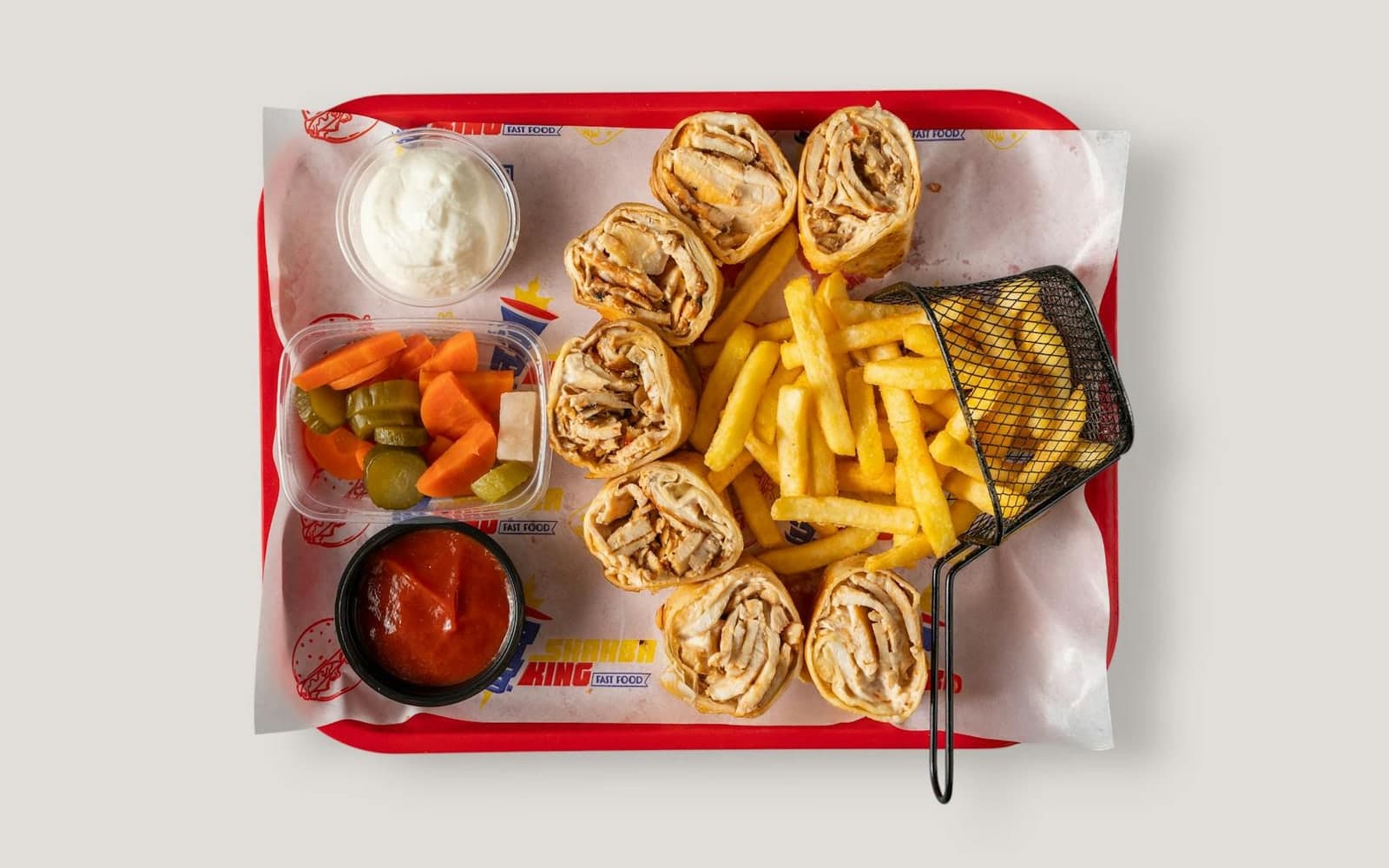 Chicken Shawarma Plate finished dish