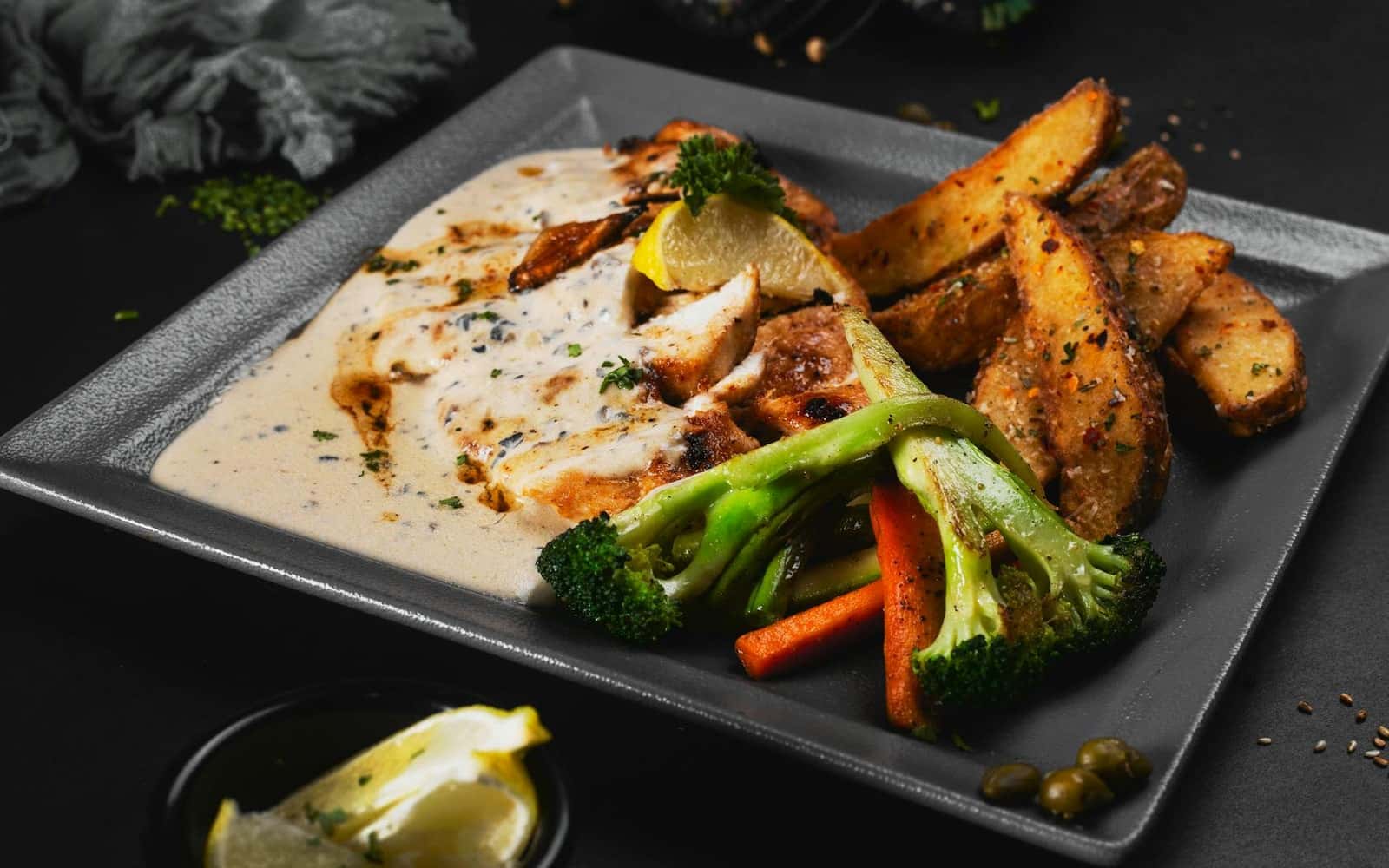 Creamy Tuscan Chicken finished dish