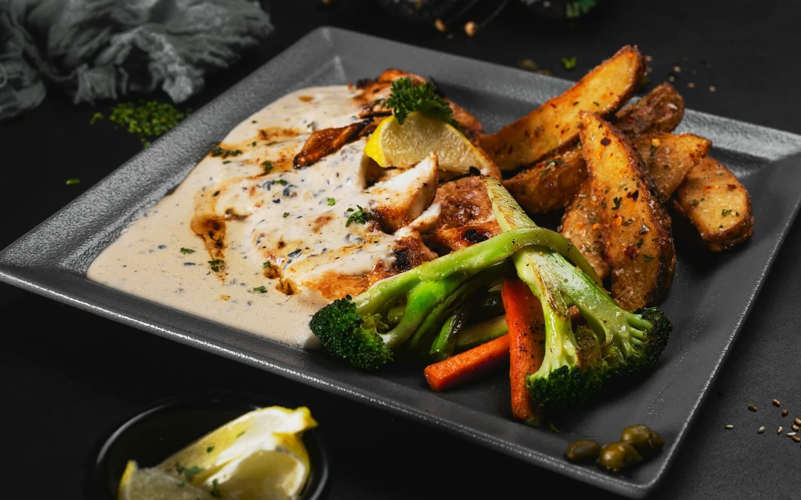 Creamy Tuscan Chicken finished dish