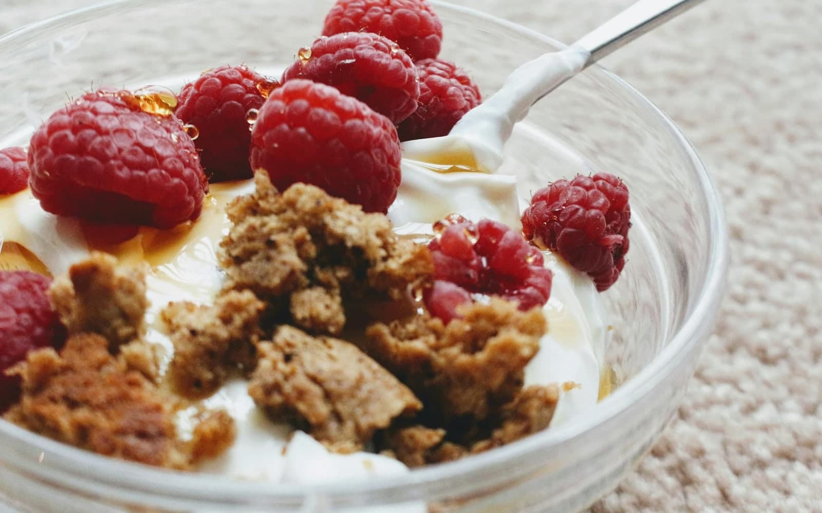 Greek Yogurt Berry Parfait finished dish