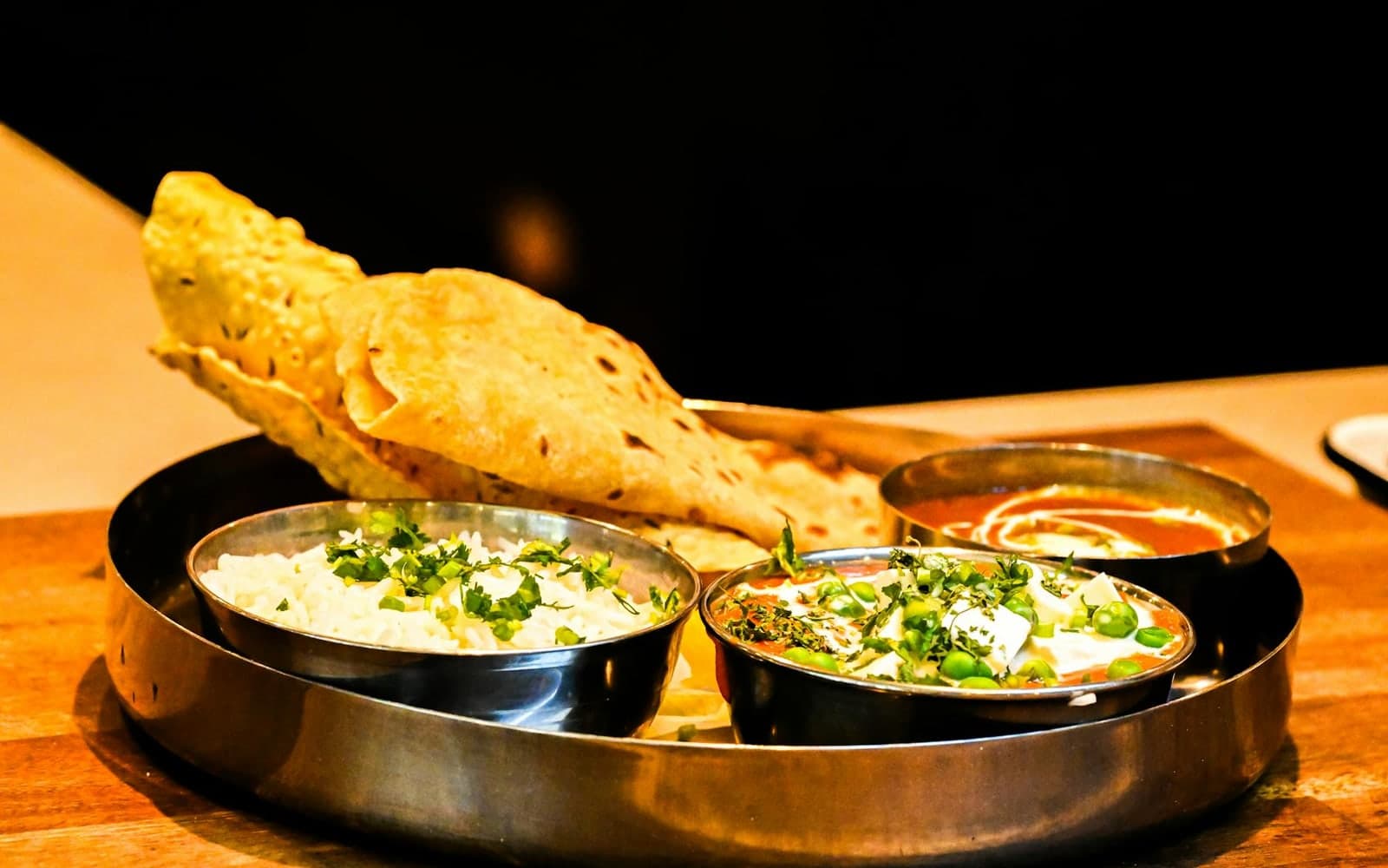 Indian Paneer Bhurji finished dish