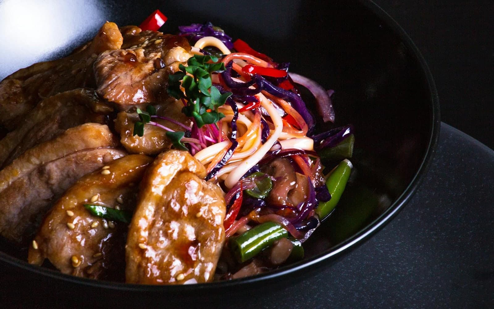 Japanese Pork and Cabbage Stir-Fry finished dish