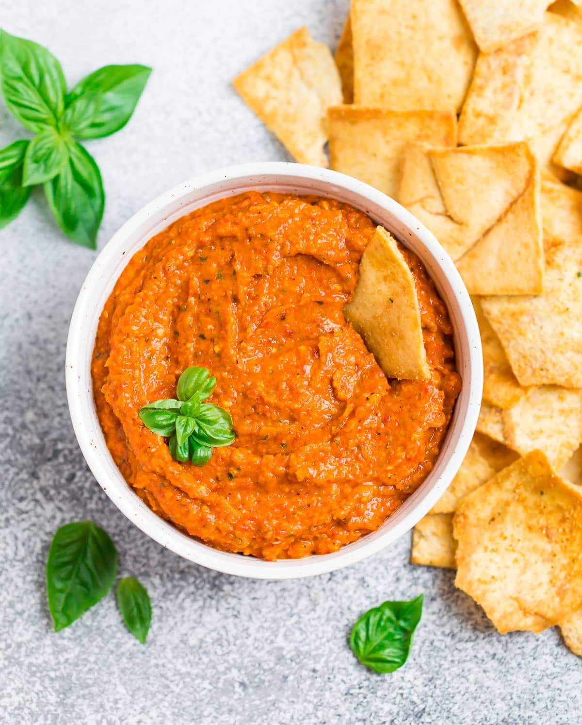 Smoky Roasted Red Pepper Dip