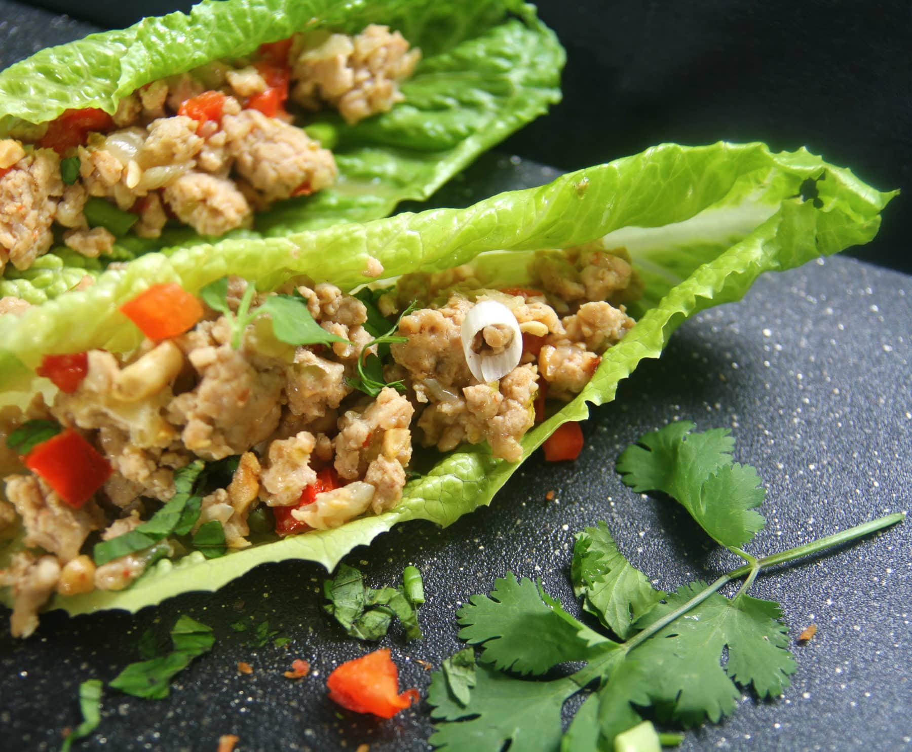 Keto Chicken Lettuce Wraps